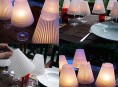 imagen Lámparas con copas de vino para tu mesa