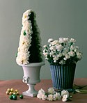 imagen Centro de mesa con flores para fin de año