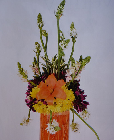 Arreglo floral en naranja 2 Arreglo floral en naranja 2