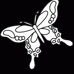 Mariposas para colorear-02