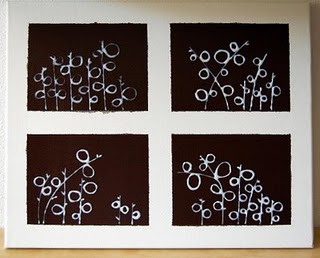 Moderno cuadro con foil 2