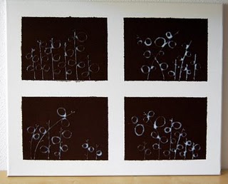 Moderno cuadro con foil 3