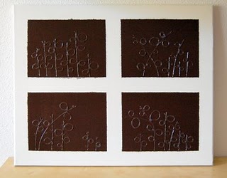 Moderno cuadro con foil 5