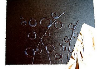 Moderno cuadro con foil 6