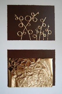 Moderno cuadro con foil 8