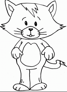 Tiernos gatitos para pintar-07