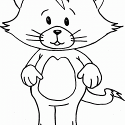 Tiernos gatitos para pintar-07