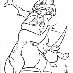 El Rey Leon para pintar en casa-26