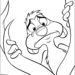 El Rey Leon para pintar en casa-27