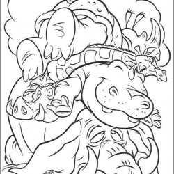 El Rey Leon para pintar en casa-38