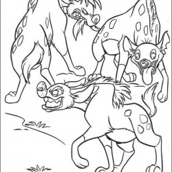 El Rey Leon para pintar en casa-39