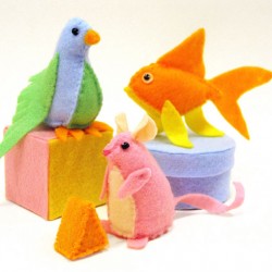 Animalitos de fieltro para tus hijos