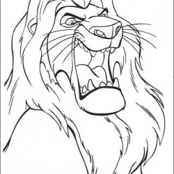 El Rey Leon para pintar en casa-41