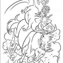 El Rey Leon para pintar en casa-46
