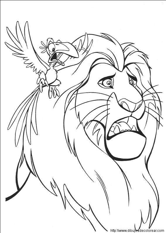 El Rey Leon para pintar en casa – Segunda Parte Artículo Publicado ...