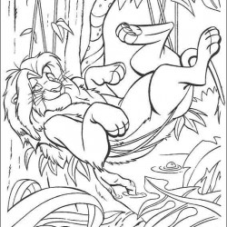 El Rey Leon para pintar en casa-63