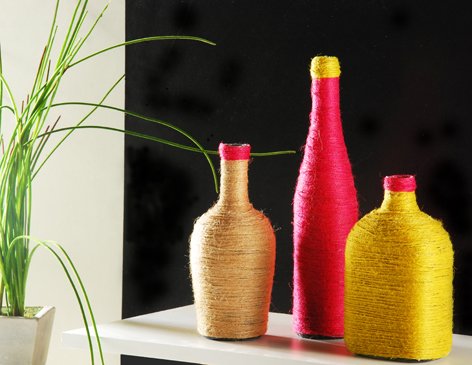 Manualidades para el hogar botellas decoradas