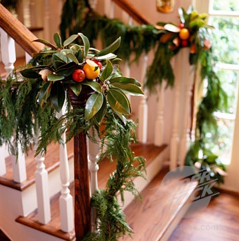 Hogar y jardin: ideas para decorar la casa en navidad Escalera inspiraciones Decoradas