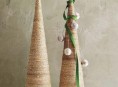 imagen Arbol de navidad con yute y telgopor