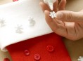 imagen Manualidades navideñas: botas de fieltro