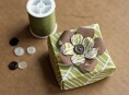 imagen Origami: caja de tela decorativa