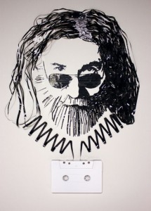Increibles manualidades con cinta de cassettes-29