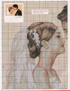 Punto Cruz pareja de novios4 Punto Cruz pareja de novios4