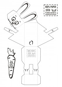 Manualidades con papel_ conejo de pascua-03