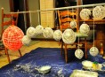imagen Lámparas con globos decorativos