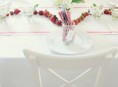 imagen Decora tu mesa con fresas, hortensias y frascos reciclados