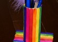 imagen Manualidades para niños: Lapicero con palitos de madera