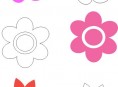 imagen Popotes (pajillas) con flores foamy