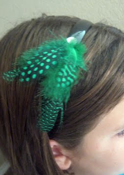 diadema de plumas 1