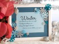 imagen Marco para fotos con copos de nieve