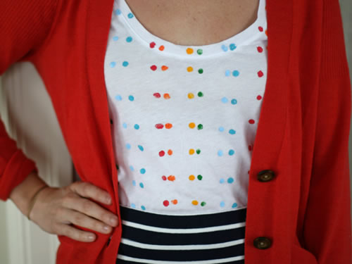Hazte una camiseta colorida y original