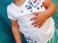 imagen Camisetas para niñas con botones