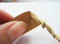 imagen Cómo hacer un florero con un frasco y papel madera