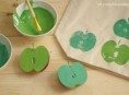 imagen Decora tu bolso para hacer las compras con manzanas