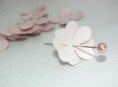 imagen Topiario romántico con flores de papel