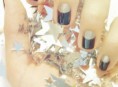 imagen Uñas plateadas y negras