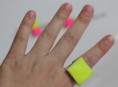 imagen Cómo hacer anillos coloridos