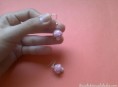 imagen Aretes honguito de porcelana fría