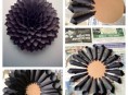 imagen Flor decorativa de papel y cartón