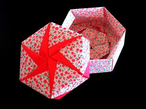 Origami: caja hexagonal paso a paso - Guía de MANUALIDADES