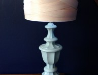 imagen Pantalla para lámpara con madera de balsa