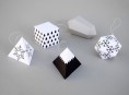 imagen Adornos navideños de papel