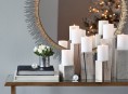 imagen Candelabros con madera recuperada