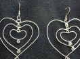 imagen Pendientes con forma de corazón