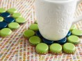 imagen Posavasos con tapitas recicladas