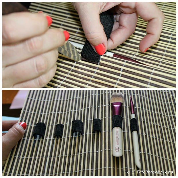 Organizador de brochas de maquillaje 2
